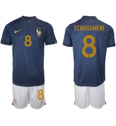 Men FIFA 2022 France Soccer Jersey 016