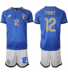 Italy 2026 FIFA World Cup Soccer Jersey Blue #12 MERET Italy 2026 FIFA World Cup Soccer Jersey Blue #12 MERET