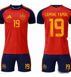 2026 FIFA World Cup Spain Soccer Home Jersey #19 2026 FIFA World Cup Spain Soccer Home Jersey #19