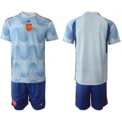Men FIFA 2022 Spain Soccer Customized Jersey 028