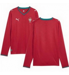Men 0 Portugal Blank Home Replica Jersey   2