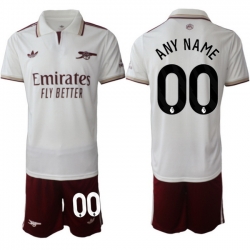Men Arsenal 2026 Soccer Jerseys White CUSTOM