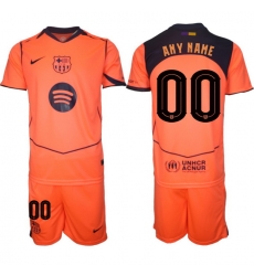 Men FC Barcelona 2026 Soccer Jerseys Orange CUSTOM (2) Men FC Barcelona 2026 Soccer Jerseys Orange CUSTOM (2)