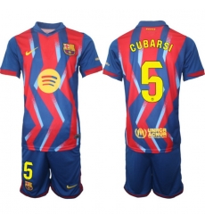 Men FC Barcelona 2026 Soccer Jerseys RedBlue #5 CUBARSI Men FC Barcelona 2026 Soccer Jerseys RedBlue #5 CUBARSI
