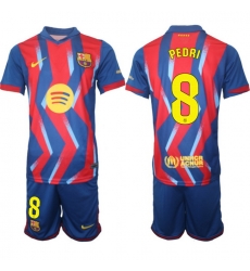 Men FC Barcelona 2026 Soccer Jerseys RedBlue #8 PEDRI