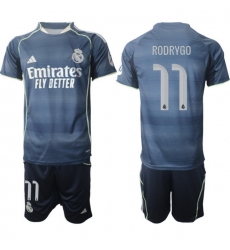 Men Real Madrid 2026 Soccer Jerseys DarkBlue #11 RODRYGO Men Real Madrid 2026 Soccer Jerseys DarkBlue #11 RODRYGO