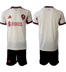 Men Liverpool 2026 Soccer Jerseys Beige BLAKN Men Liverpool 2026 Soccer Jerseys Beige BLAKN