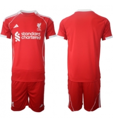 Men Liverpool 2026 Soccer Jerseys Red BLANK Men Liverpool 2026 Soccer Jerseys Red BLANK