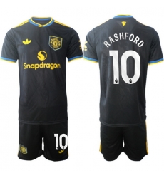 Men Manchester United 2026 Soccer Jerseys Black #10 RASHFORD Men Manchester United 2026 Soccer Jerseys Black #10 RASHFORD