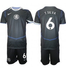 Men Chelsea 2026 Soccer Jerseys DarkGrey #6 T.SILVA Men Chelsea 2026 Soccer Jerseys DarkGrey #6 T.SILVA