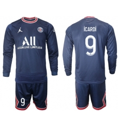 Men Paris Saint Germain Long Sleeve Soccer Jerseys 556