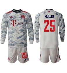 Men Bayern Long Sleeve Soccer Jerseys 522