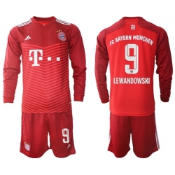 Men Bayern Long Sleeve Soccer Jerseys 547