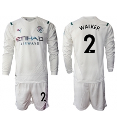 Men Manchester City Long Sleeve Soccer Jerseys 536