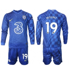 Men Chelsea Long Sleeve Soccer Jerseys 516