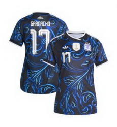 Women 17Alejandro Garnacho Argentina National Team adidas 2026 Away Replica Jersey Black 3 Women 17Alejandro Garnacho Argentina National Team adidas 2026 Away Replica Jersey Black 3