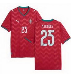 Women 25 Portugal Nuno Mendes Home Replica Jersey 1 Women 25 Portugal Nuno Mendes Home Replica Jersey 1