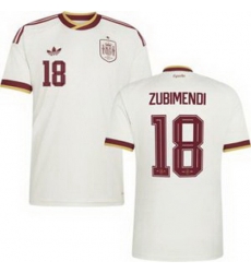 Women 18 Spain Martin Zubimendi World Cup 2026 Away Replica Jersey   2
