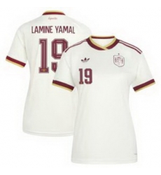 Women 19 Spain Lamine Yamal World Cup 2026 Away Replica Jersey 3 Women 19 Spain Lamine Yamal World Cup 2026 Away Replica Jersey 3
