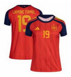 Women 19 Spain Lamine Yamal World Cup 2026 Away Replica Jersey   5