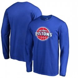 Detroit Pistons Men Long T Shirt 004