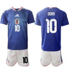 Japan 2026 FIFA World Cup Soccer Jersey Blue #10 DOAN