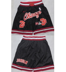 Men Chicago Bulls Michael Jordan Black 2026 Shorts 002 Men Chicago Bulls Michael Jordan Black 2026 Shorts 002