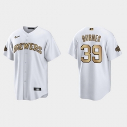 Men Corbin Burnes Milwaukee Brewers 2022 Mlb All Star Game White  Jersey