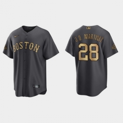 Men J.D. Martinez Boston Red Sox 2022 Mlb All Star Game Charcoal  Jersey