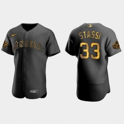 Men Los Angeles Angels Max Stassi 2022 Mlb All Star Game Authentic Black Men Jersey