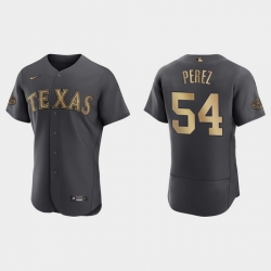 Men Martin Perez Texas Rangers 2022 Mlb All Star Game Authentic Charcoal Jersey