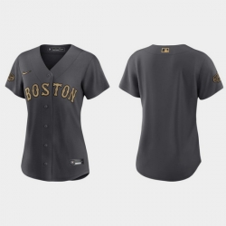 Women Boston Red Sox 2022 Mlb All Star Game Replica Charcoal Jersey