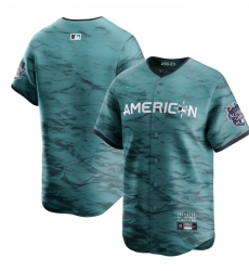 Men Seattle Mariners Blank Teal 2023 All Star Cool Base With Patch Stitched Baseball Jersey