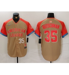 Men American League  35 Adley Rutschman Cream 2024 All Star Elite Stitched Baseball Jersey 2