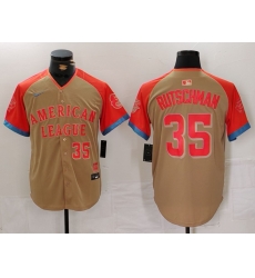 Men American League  35 Adley Rutschman Cream 2024 All Star Elite Stitched Baseball Jersey