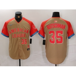 Men American League  35 Adley Rutschman Cream 2024 All Star Elite Stitched Baseball Jersey