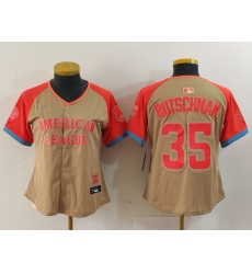 Women American League 35 Adley Rutschman Cream 2024 All Star Limited Stitched Jersey 2