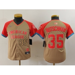 Youth American League 35 Adley Rutschman Cream 2024 All Star Limited Stitched Jersey 3