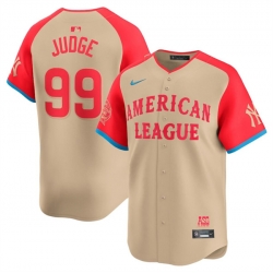 Youth American League 99 Aaron Judge Cream 2024 All Star Limited Stitched Jersey