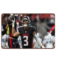 Atlanta Falcons Aluminum Sign 12x8 Inch Jessie Bates III 002