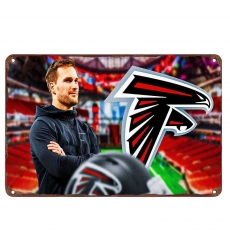 Atlanta Falcons Aluminum Sign 12x8 Inch Kirk Cousins 001