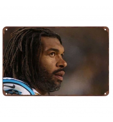 Carolina Panthers Aluminum Sign 12x8 Inch Julius Peppers 001