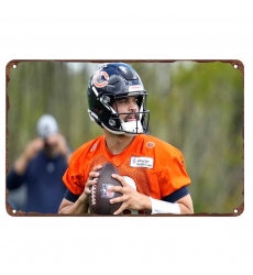 chicago bears Aluminum Sign 12x8 Inch Caleb Williams 004