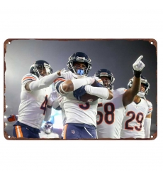 chicago bears Aluminum Sign 12x8 Inch Jaquan Brisker 003