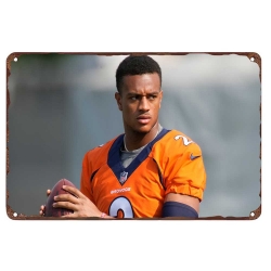 Denver Broncos Aluminum Sign 12x8 Inch Patrick Surtain II 001