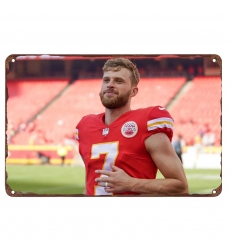 Kansas City Chiefs Aluminum Sign 12x8 Inch Harrison Butker 003