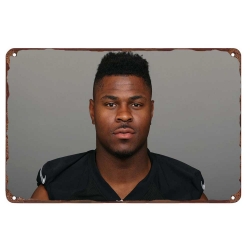 Los Angeles Chargers Aluminum Sign 12x8 Inch Khalil Mack 002