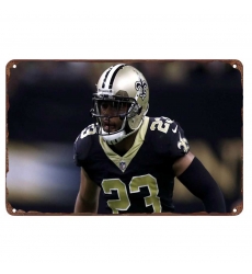 New Orleans Saints Aluminum Sign 12x8 Inch Derek Carr 003