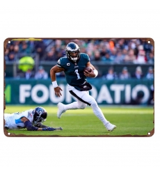 Philadelphia Eagles Aluminum Sign 12x8 Inch Jalen Hurts 002