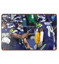 Seattle Seahawks Aluminum Sign 12x8 Inch Tyler Lockett 003